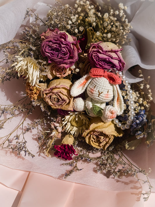 Bunny Tulip Keychain