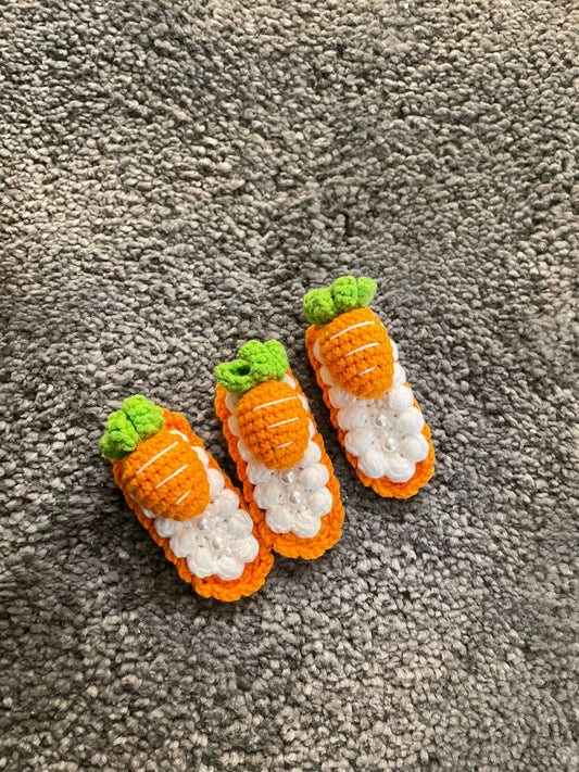 Bunny Carrot Hairclip