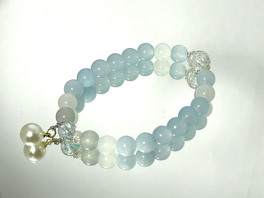 Aquarius Bead Bracelet - Astro Series