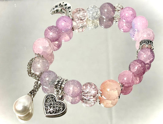 Pink Dreams Beads Bracelet